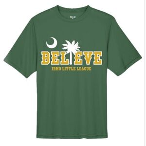 Believe Graphic Tee Irmo Little League. Adult and Youth Sizes